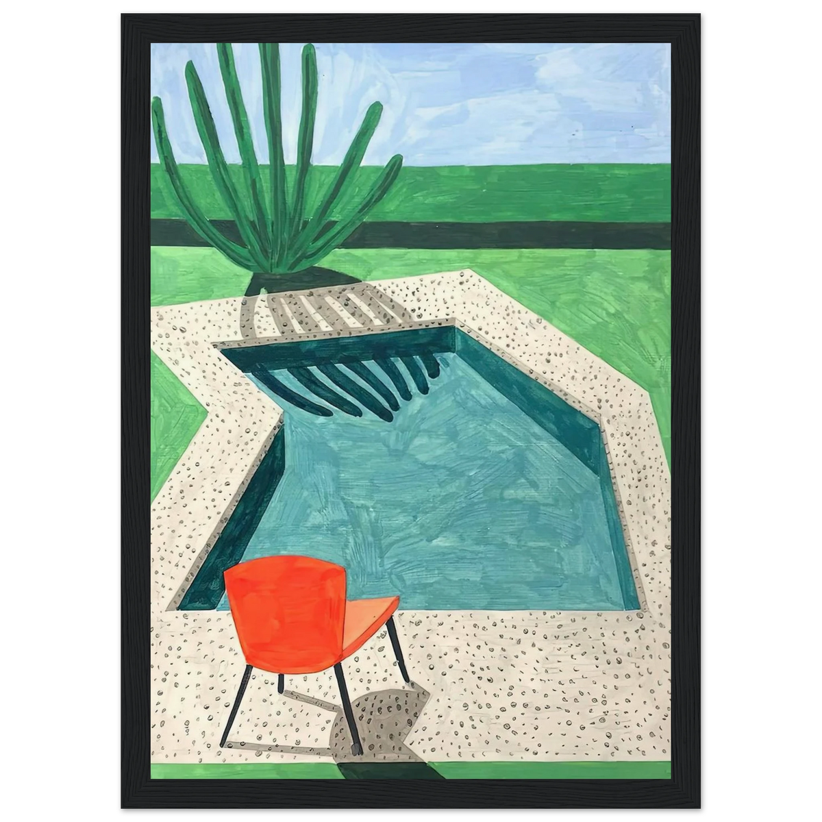 David Hockney Framed Poster | David Hockney Framed Prints Wall Art | David Hockney Poster