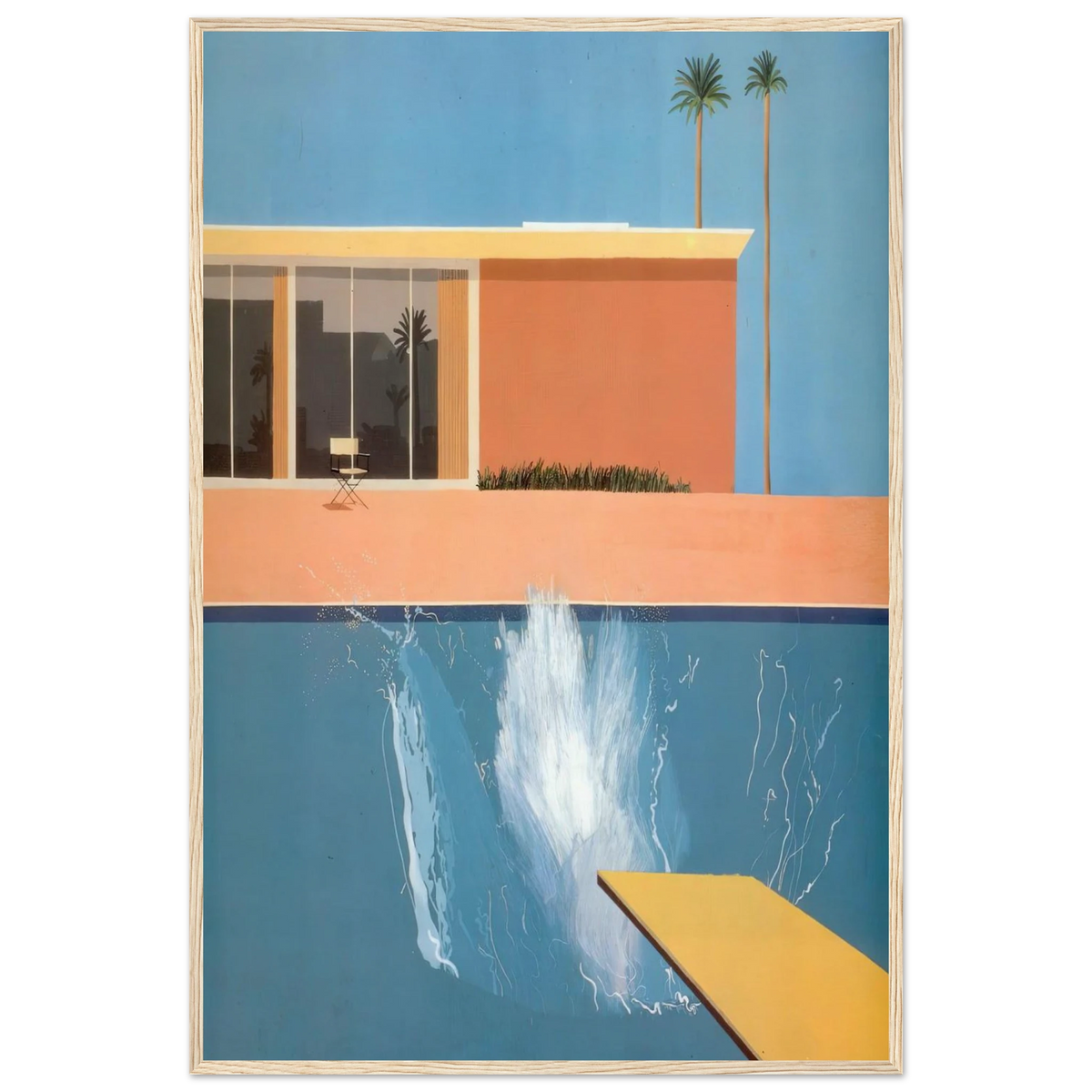 David Hockney Framed Poster | David Hockney Framed Prints Wall Art | David Hockney Poster