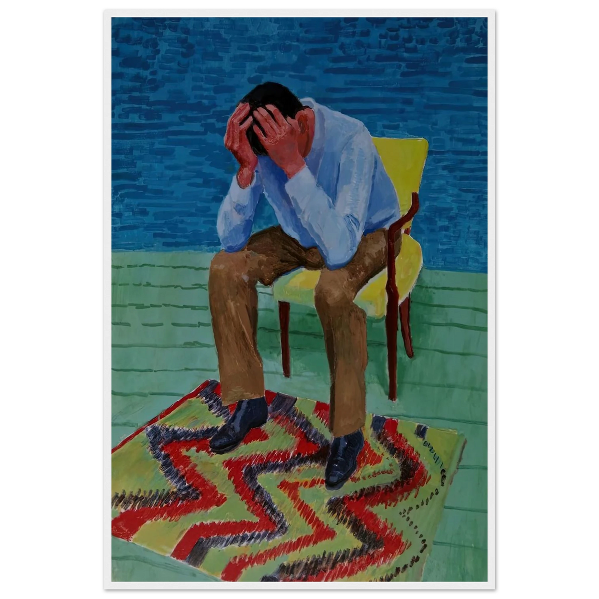 David Hockney Framed Poster | David Hockney Framed Prints Wall Art | David Hockney Poster