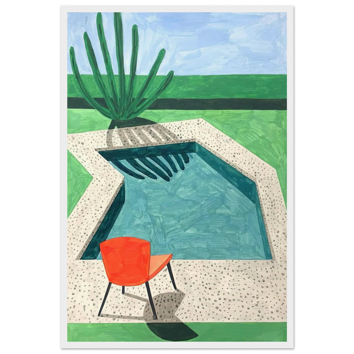 David Hockney Framed Poster | David Hockney Framed Prints Wall Art | David Hockney Poster