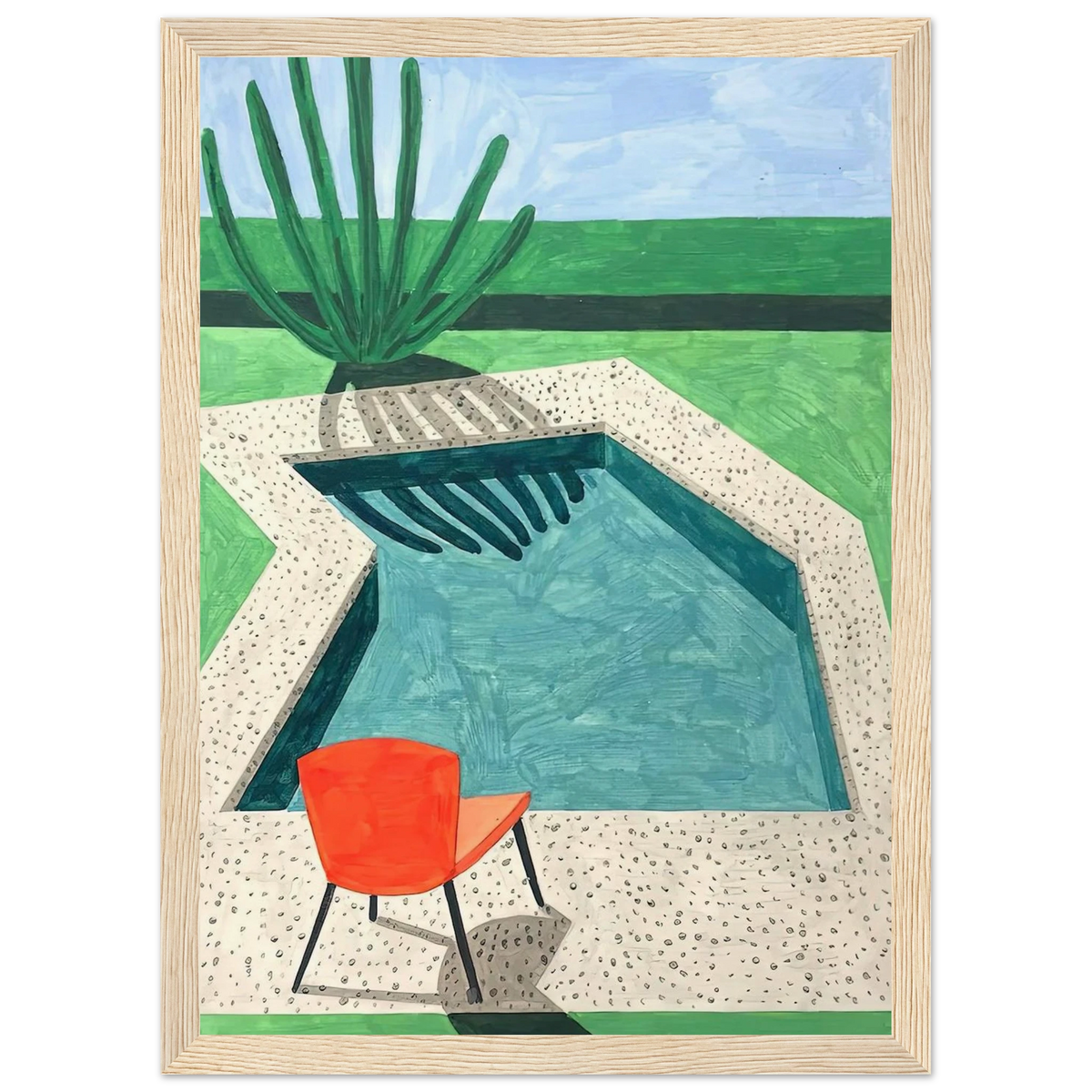 David Hockney Framed Poster | David Hockney Framed Prints Wall Art | David Hockney Poster