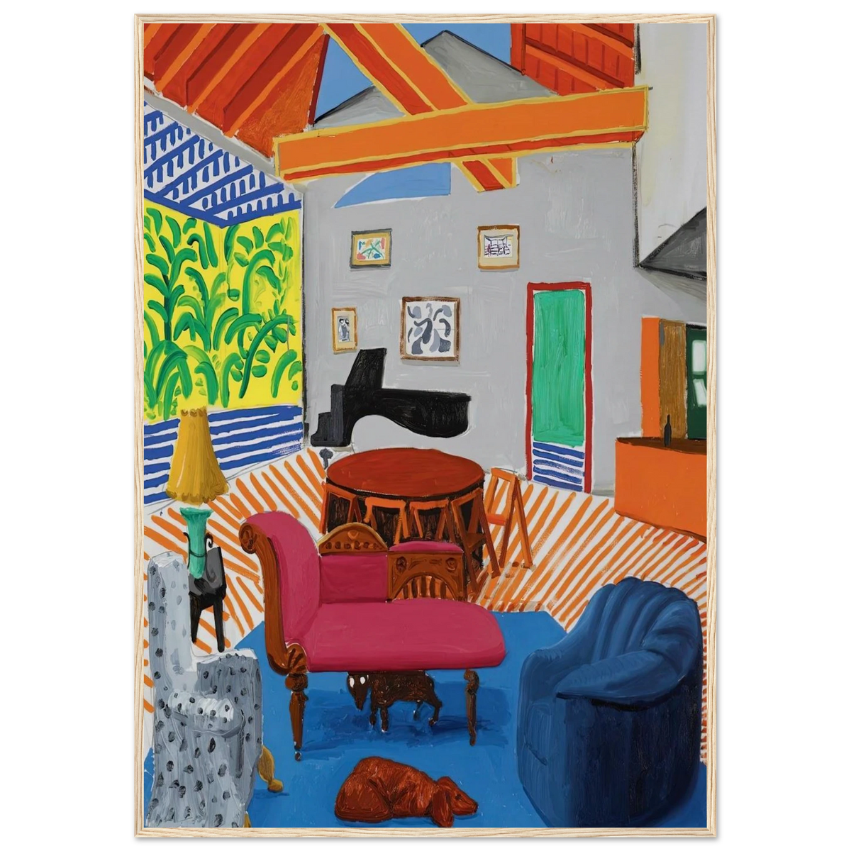 David Hockney Framed Poster | David Hockney Framed Prints Wall Art | David Hockney Poster
