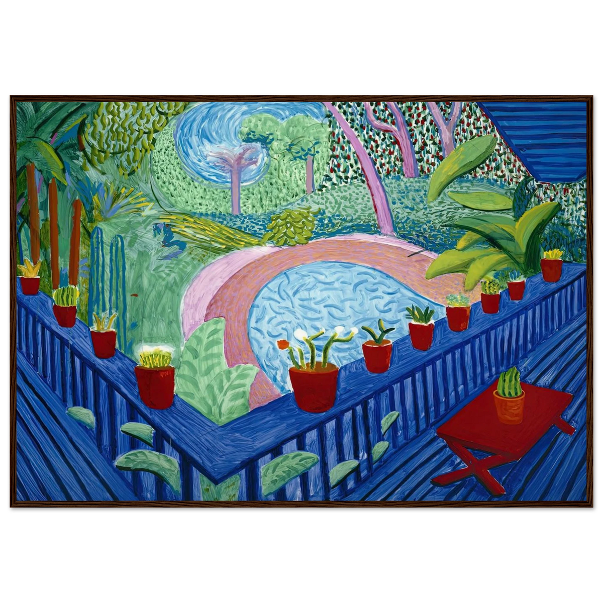 David Hockney Framed Poster | David Hockney Framed Prints Wall Art | David Hockney Poster