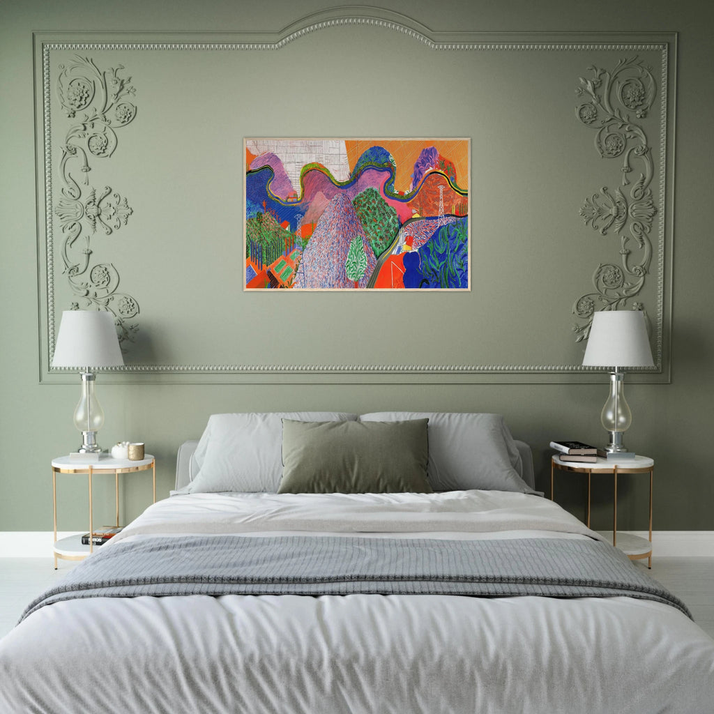 David Hockney Framed Poster | David Hockney Framed Prints Wall Art | David Hockney Poster