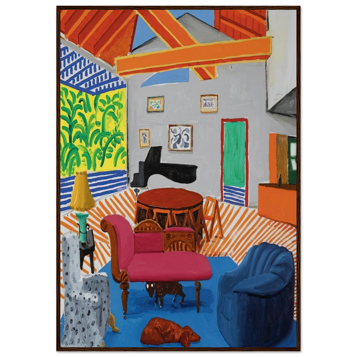 David Hockney Framed Poster | David Hockney Framed Prints Wall Art | David Hockney Poster