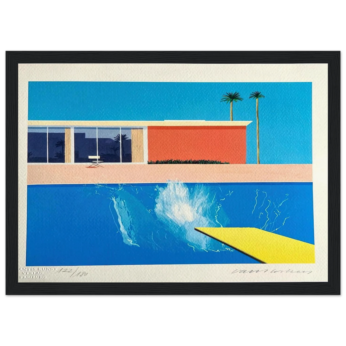 David Hockney Framed Poster | David Hockney Framed Prints Wall Art | David Hockney Poster
