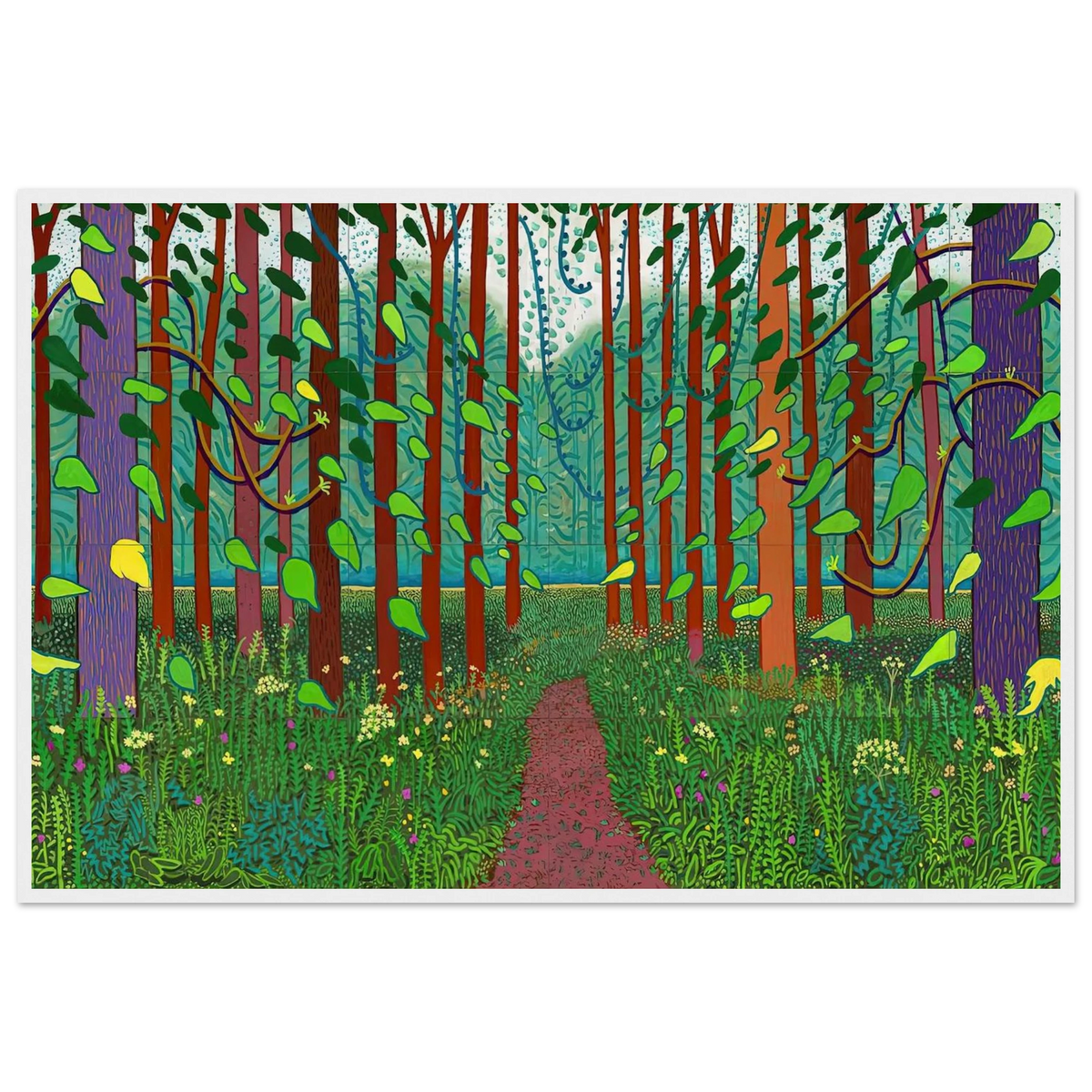 David Hockney Framed Poster | David Hockney Framed Prints Wall Art | David Hockney Poster