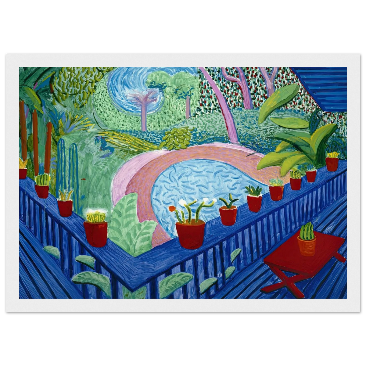David Hockney Framed Poster | David Hockney Framed Prints Wall Art | David Hockney Poster