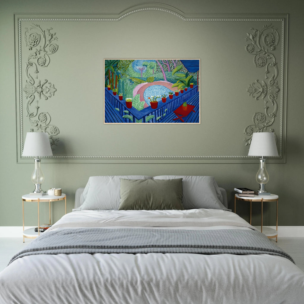 David Hockney Framed Poster | David Hockney Framed Prints Wall Art | David Hockney Poster