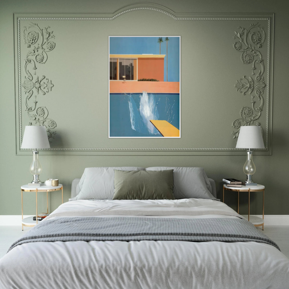 David Hockney Framed Poster | David Hockney Framed Prints Wall Art | David Hockney Poster