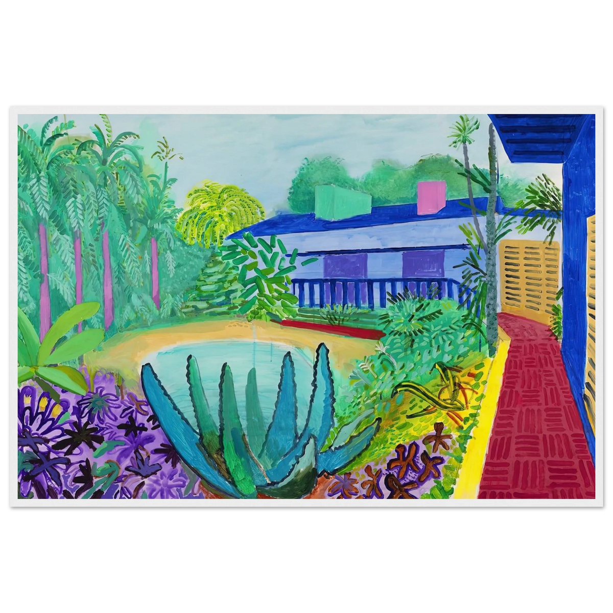 David Hockney Framed Poster | David Hockney Framed Prints Wall Art | David Hockney Poster