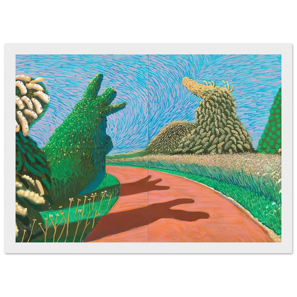 David Hockney Framed Poster | David Hockney Framed Prints Wall Art | David Hockney Poster