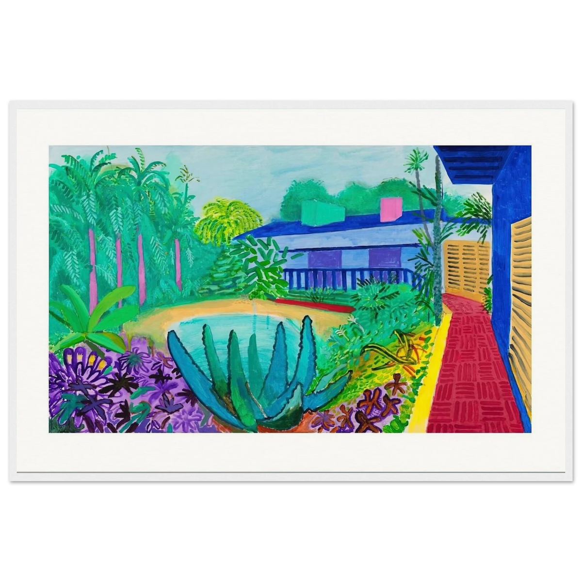 David Hockney Framed Poster | David Hockney Framed Prints Wall Art | David Hockney Poster