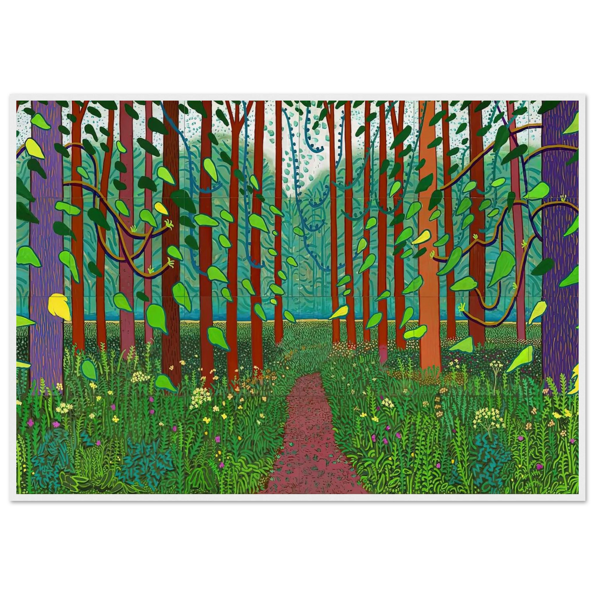 David Hockney Framed Poster | David Hockney Framed Prints Wall Art | David Hockney Poster