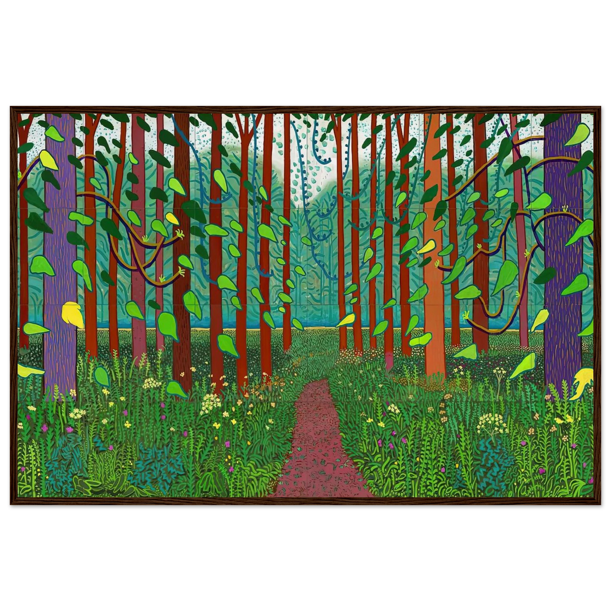 David Hockney Framed Poster | David Hockney Framed Prints Wall Art | David Hockney Poster
