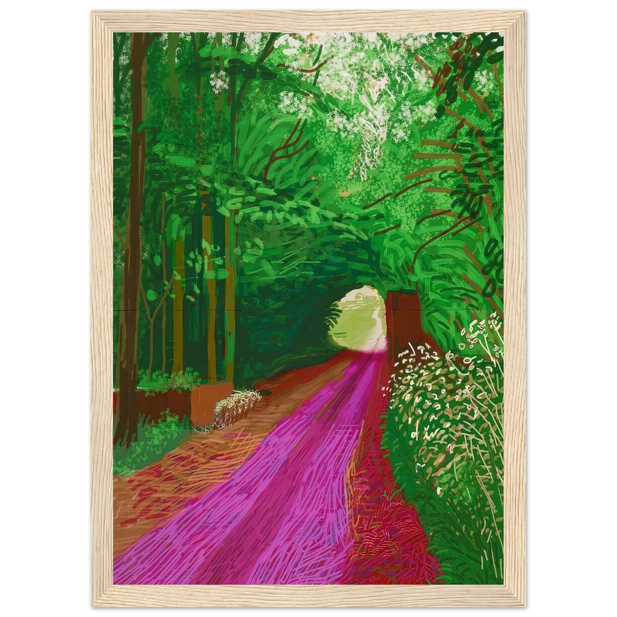 David Hockney Framed Poster | David Hockney Framed Prints Wall Art | David Hockney Poster