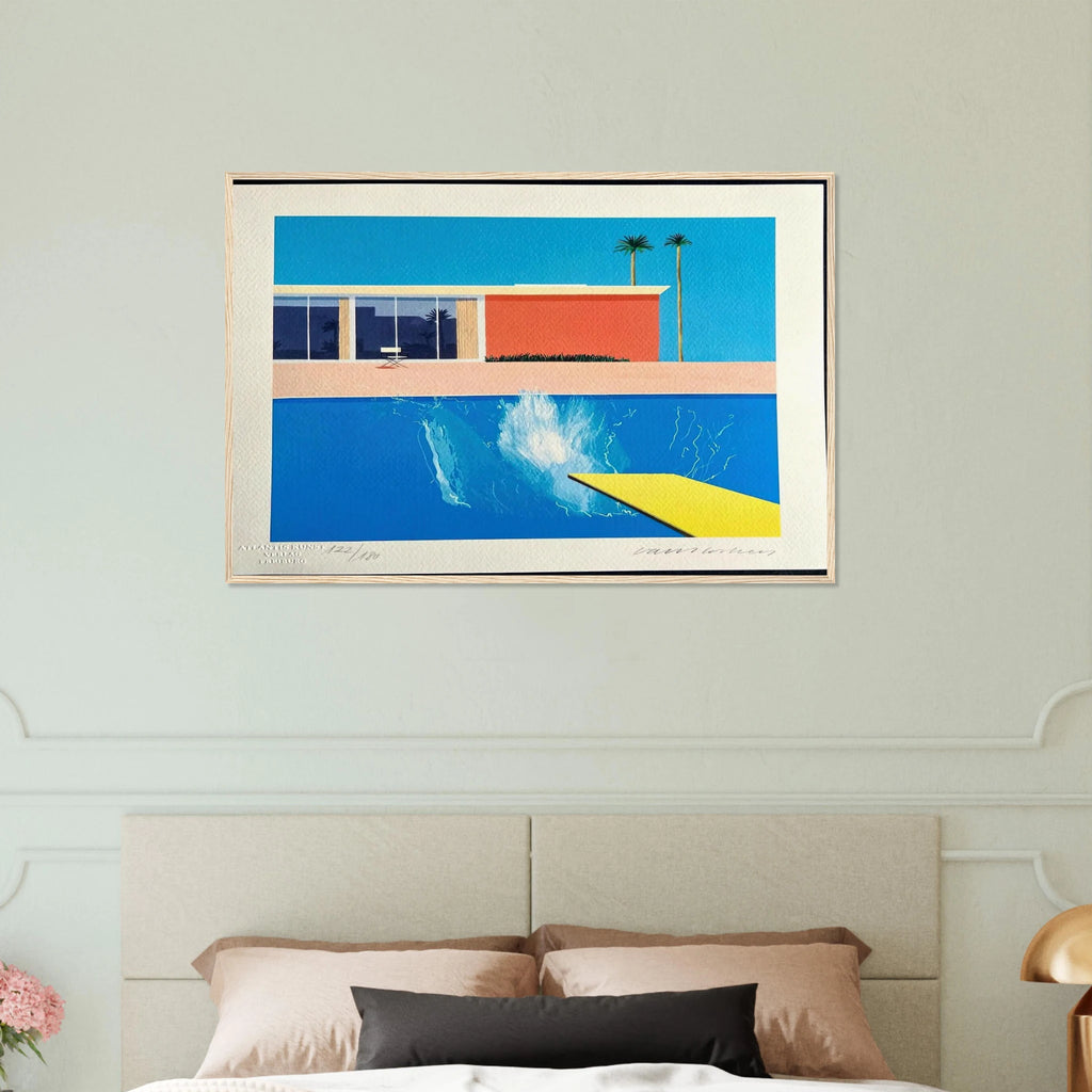 David Hockney Framed Poster | David Hockney Framed Prints Wall Art | David Hockney Poster