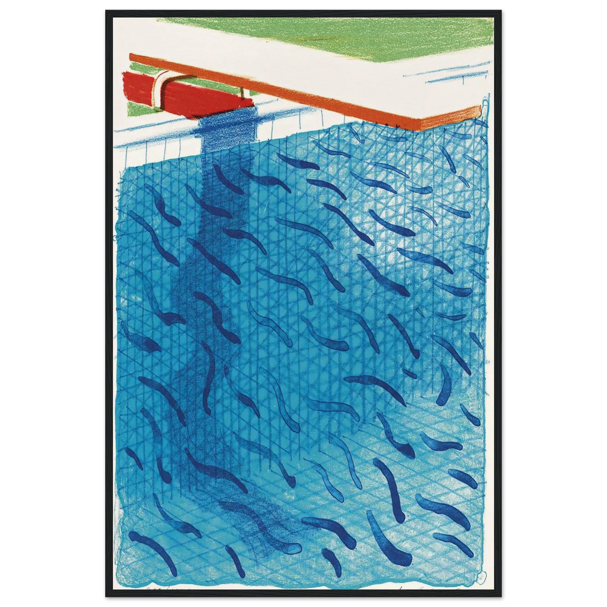 David Hockney Framed Poster | David Hockney Framed Prints Wall Art | David Hockney Poster
