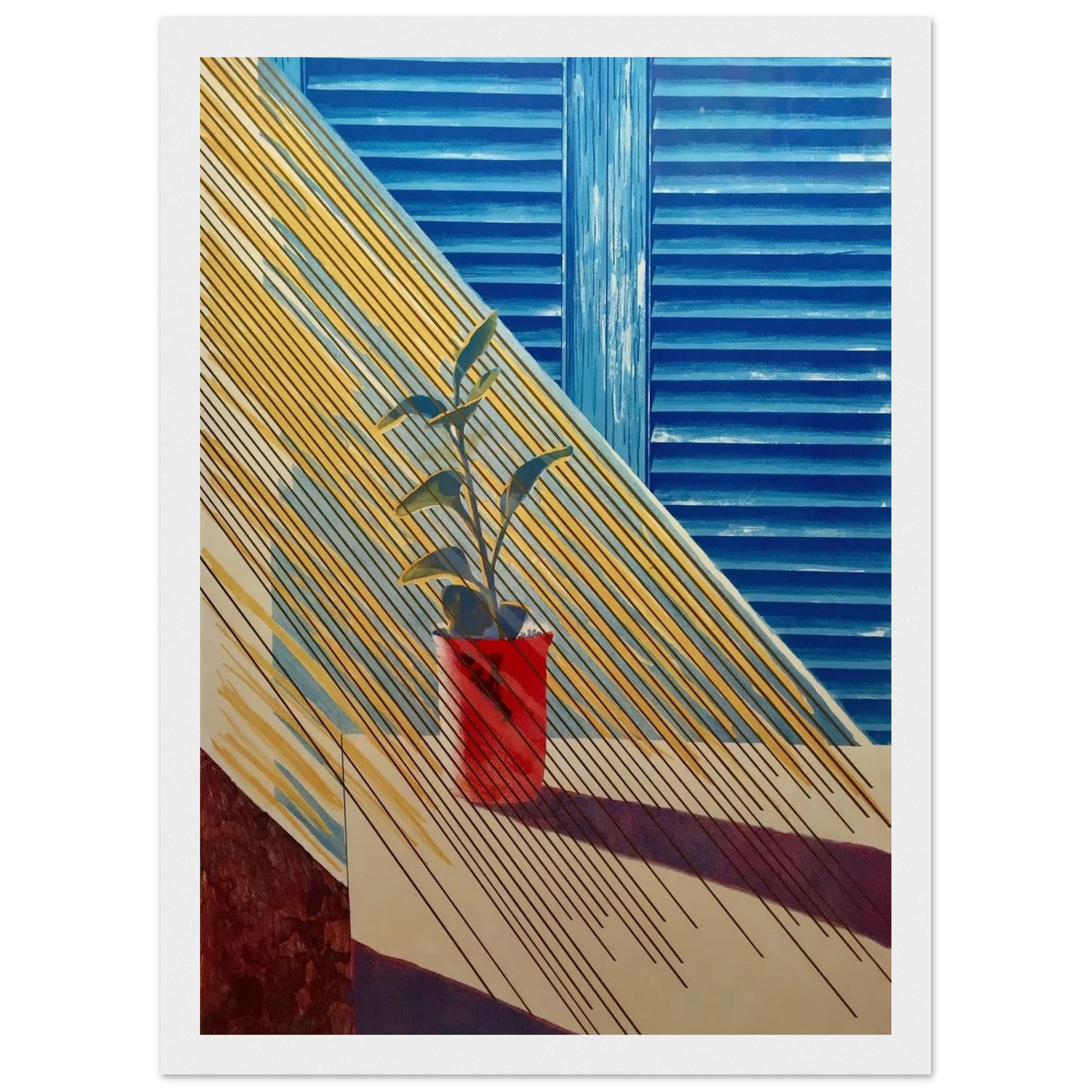 David Hockney Framed Poster | David Hockney Framed Prints Wall Art | David Hockney Poster