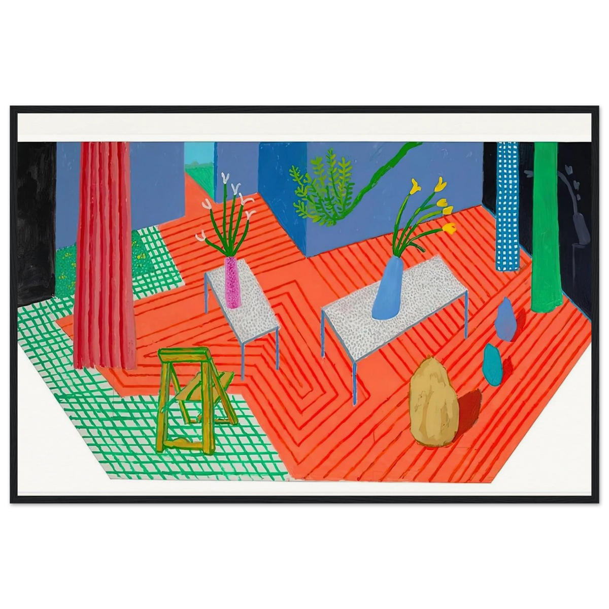 David Hockney Framed Poster | David Hockney Framed Prints Wall Art | David Hockney Poster