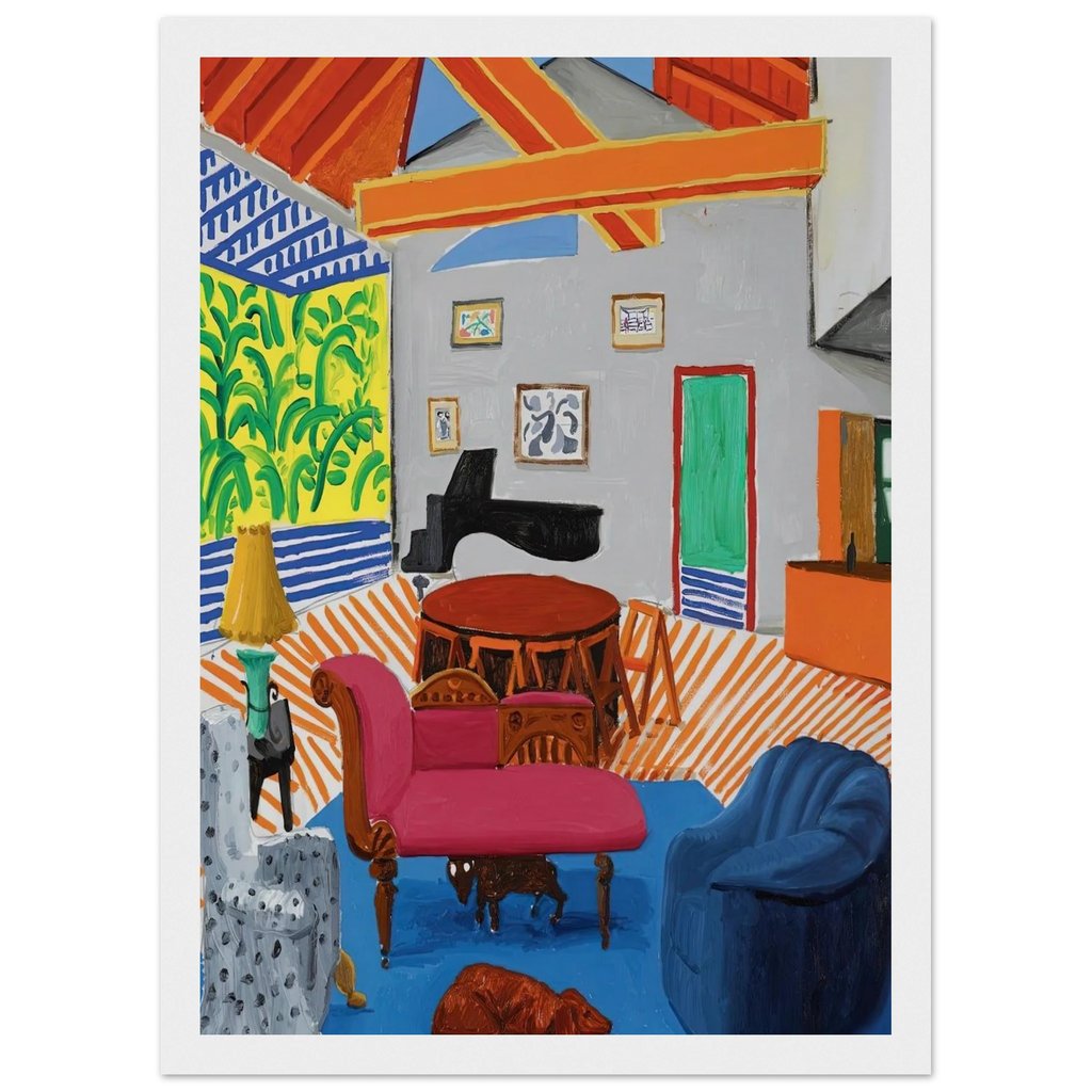 David Hockney Framed Poster | David Hockney Framed Prints Wall Art | David Hockney Poster