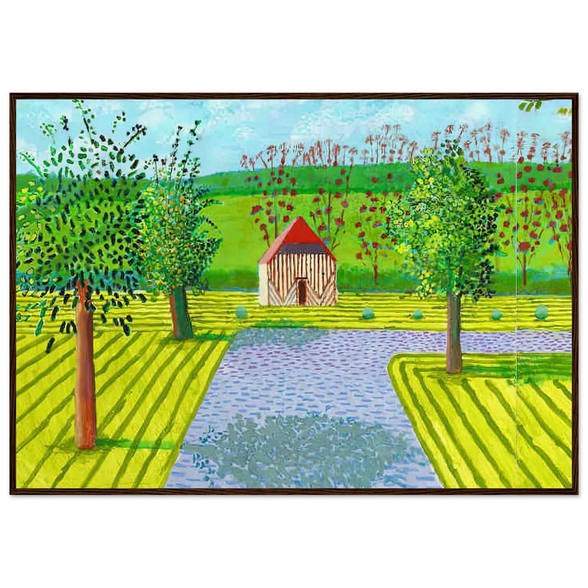 David Hockney Framed Poster | David Hockney Framed Prints Wall Art | David Hockney Poster