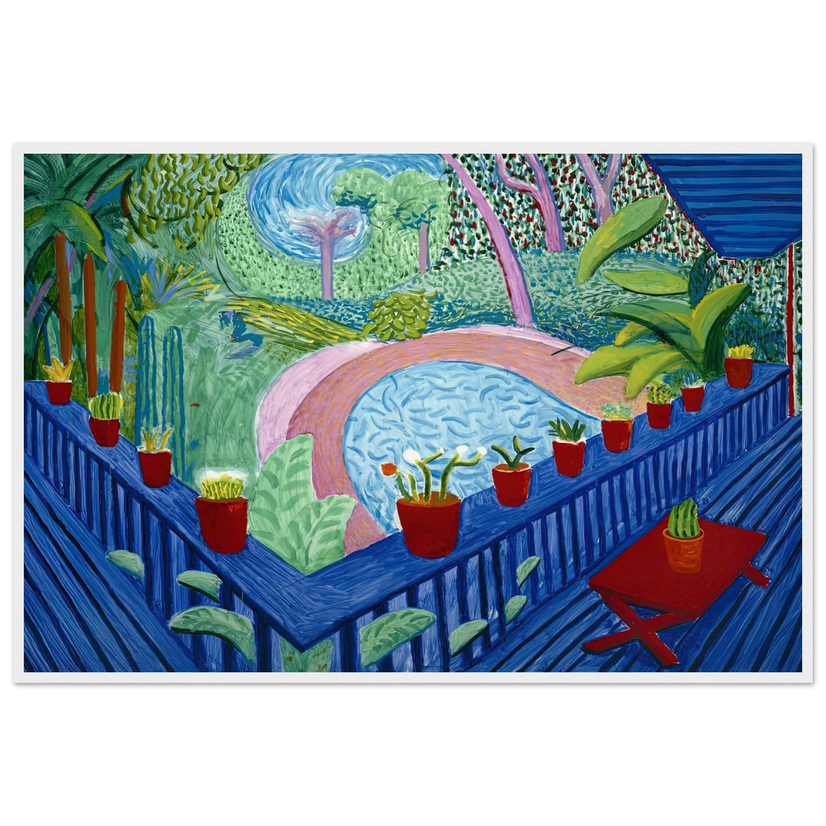 David Hockney Framed Poster | David Hockney Framed Prints Wall Art | David Hockney Poster