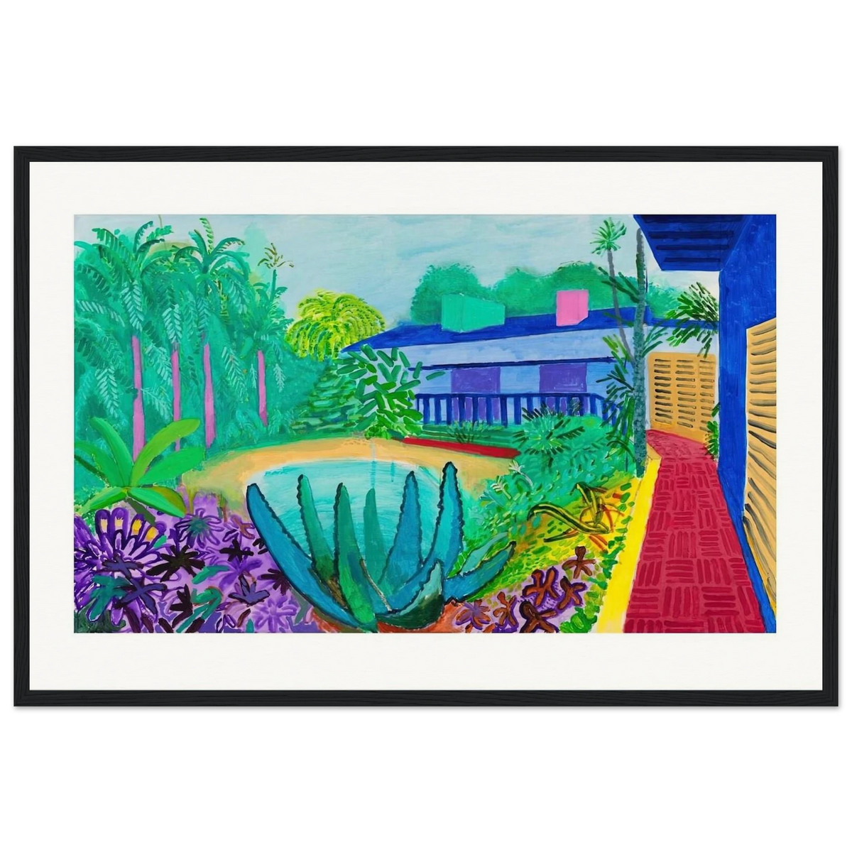 David Hockney Framed Poster | David Hockney Framed Prints Wall Art | David Hockney Poster