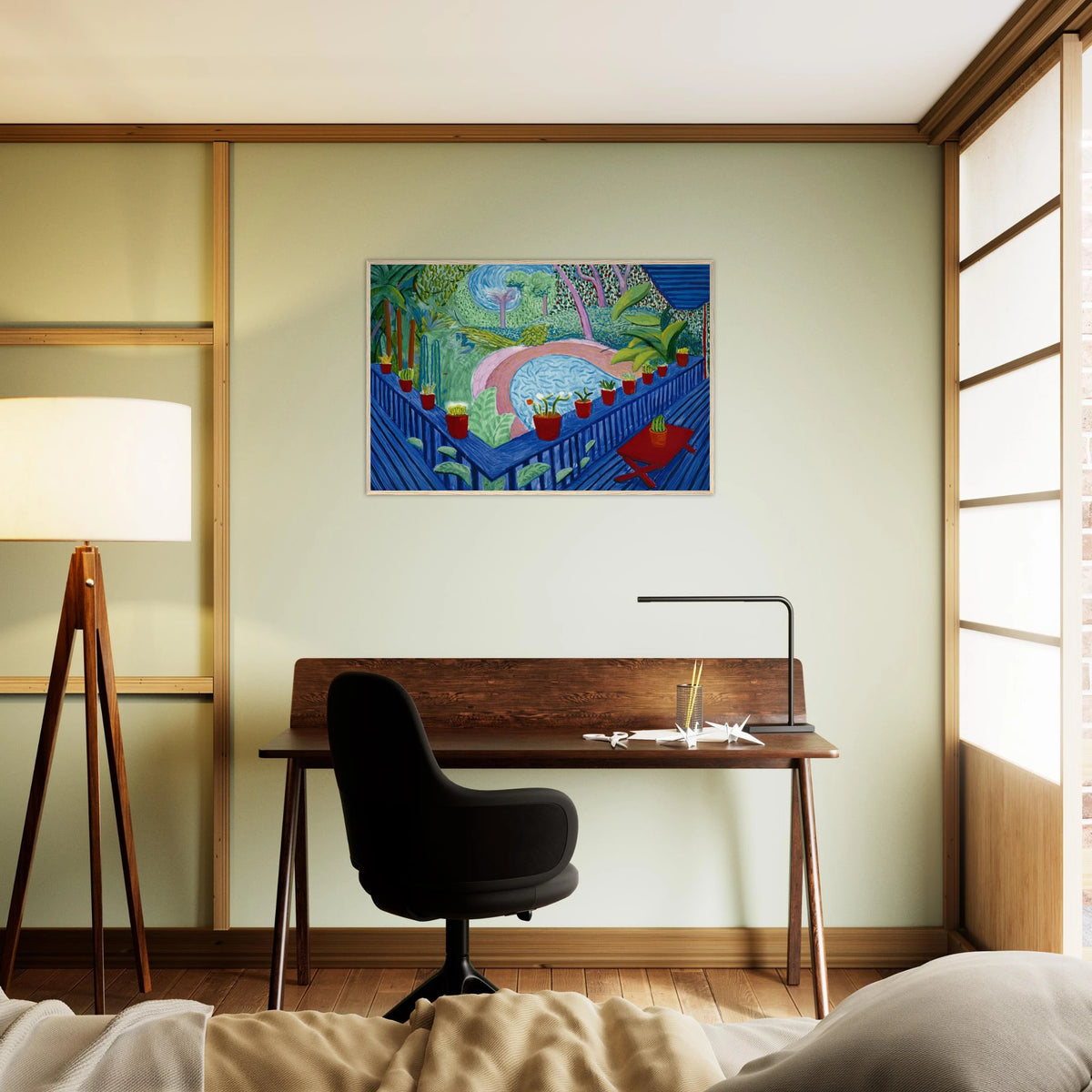 David Hockney Framed Poster | David Hockney Framed Prints Wall Art | David Hockney Poster