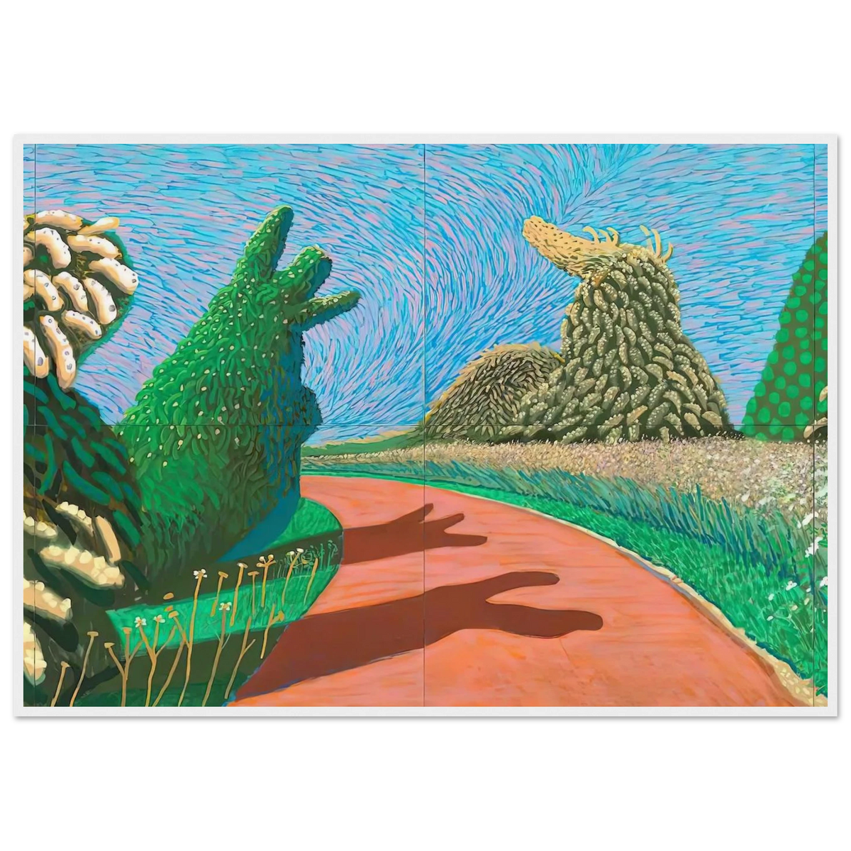 David Hockney Framed Poster | David Hockney Framed Prints Wall Art | David Hockney Poster