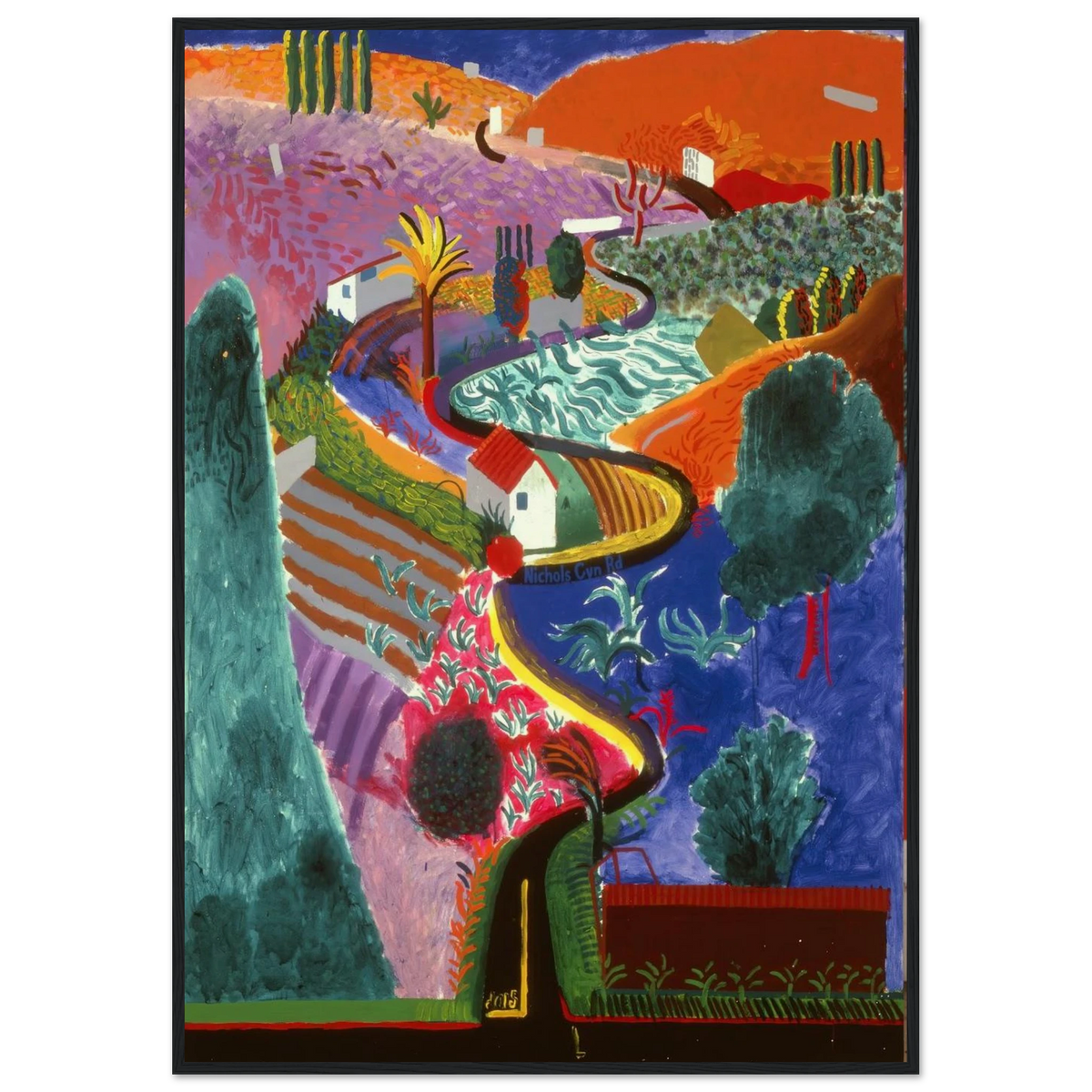 David Hockney Framed Poster | David Hockney Framed Prints Wall Art | David Hockney Poster