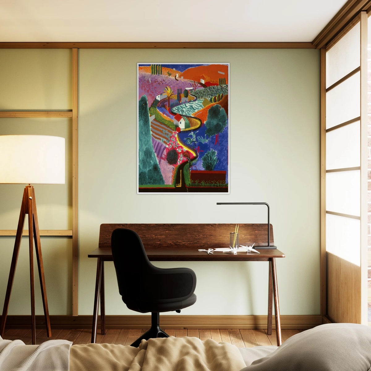 David Hockney Framed Poster | David Hockney Framed Prints Wall Art | David Hockney Poster