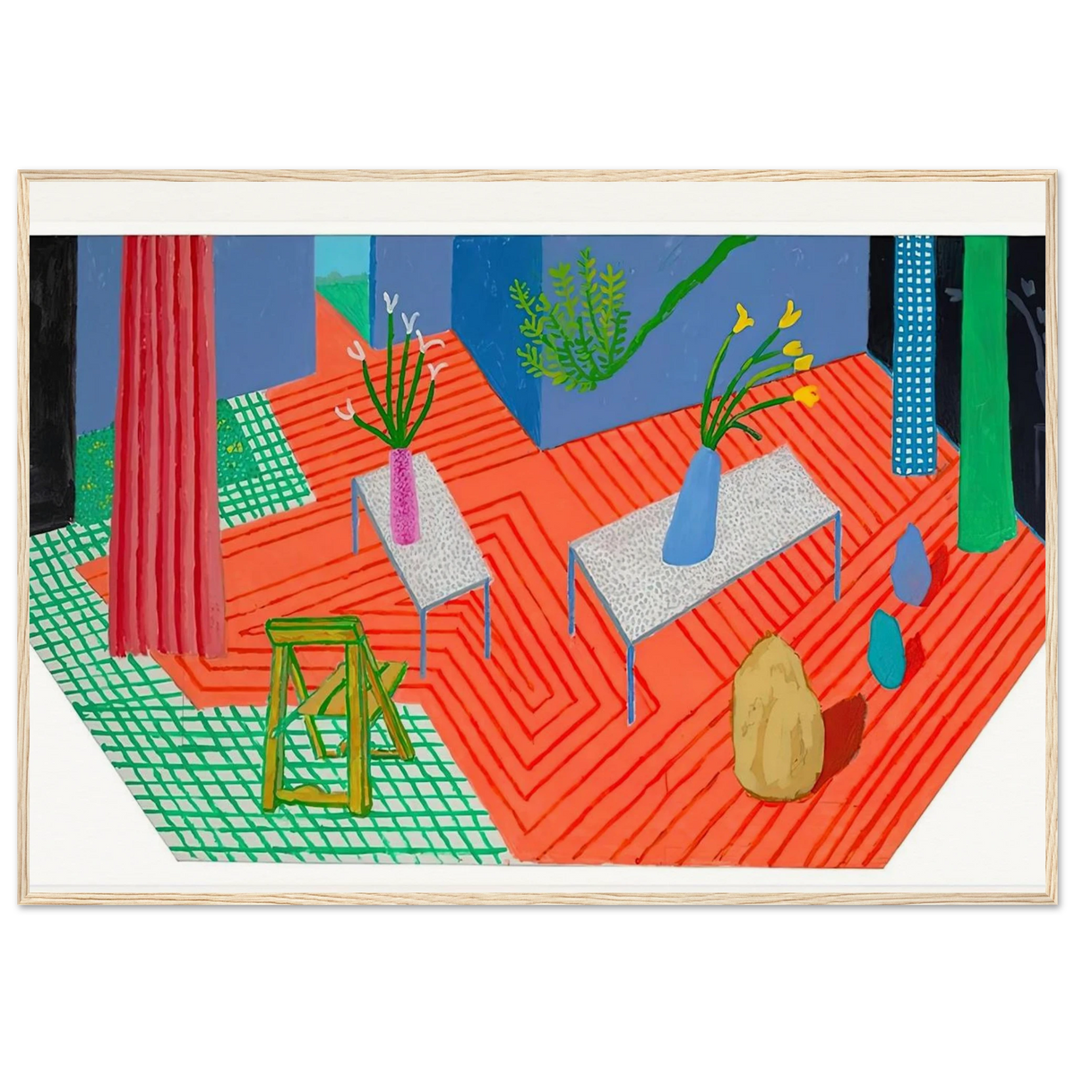 David Hockney Framed Poster | David Hockney Framed Prints Wall Art | David Hockney Poster