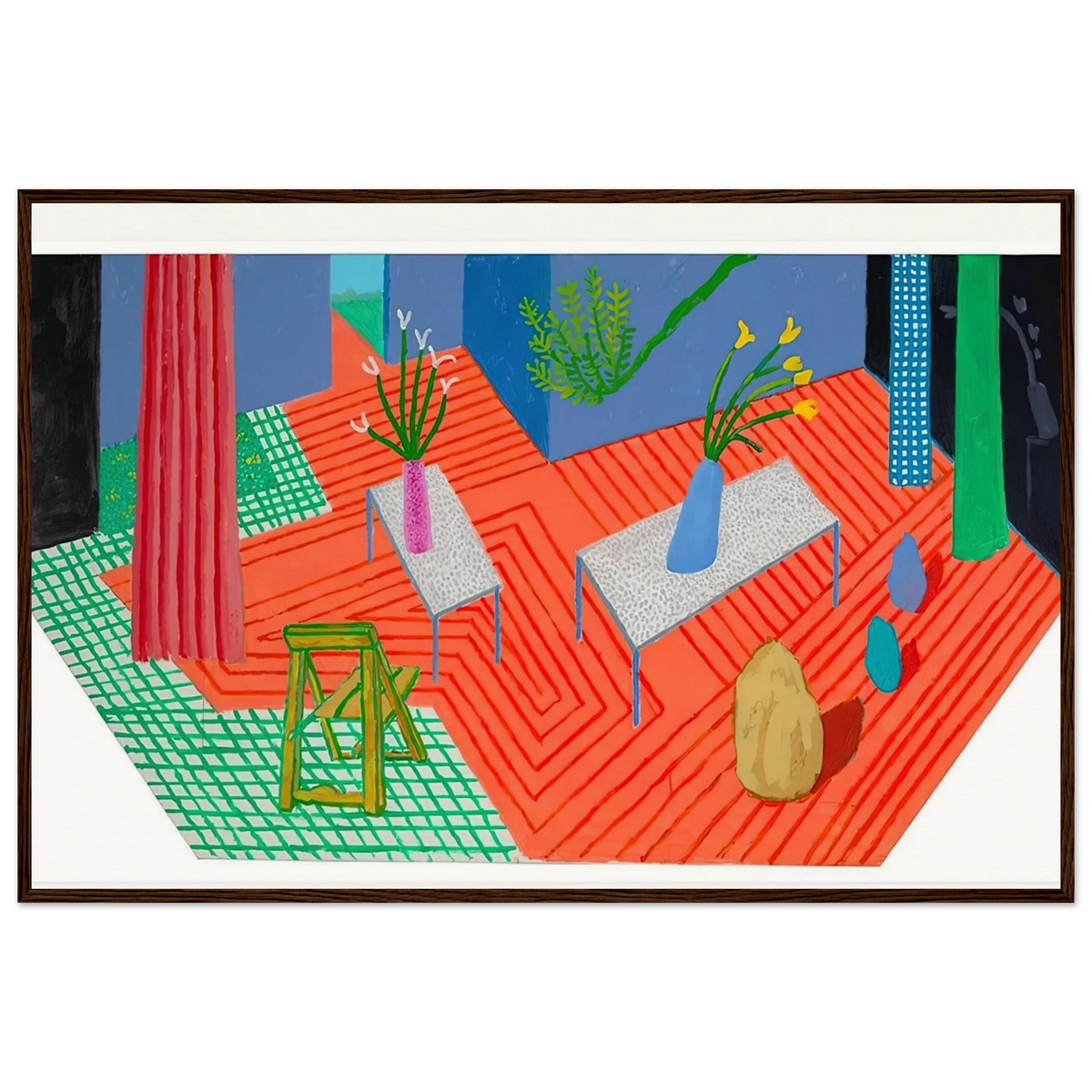 David Hockney Framed Poster | David Hockney Framed Prints Wall Art | David Hockney Poster