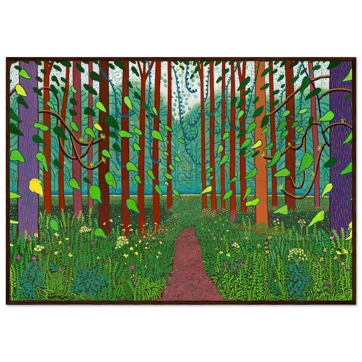 David Hockney Framed Poster | David Hockney Framed Prints Wall Art | David Hockney Poster
