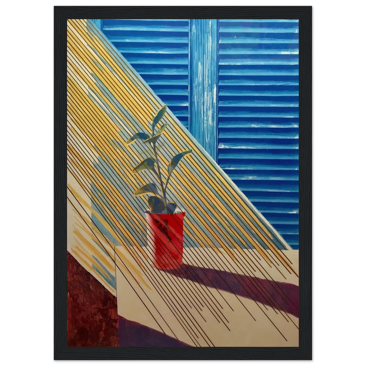 David Hockney Framed Poster | David Hockney Framed Prints Wall Art | David Hockney Poster