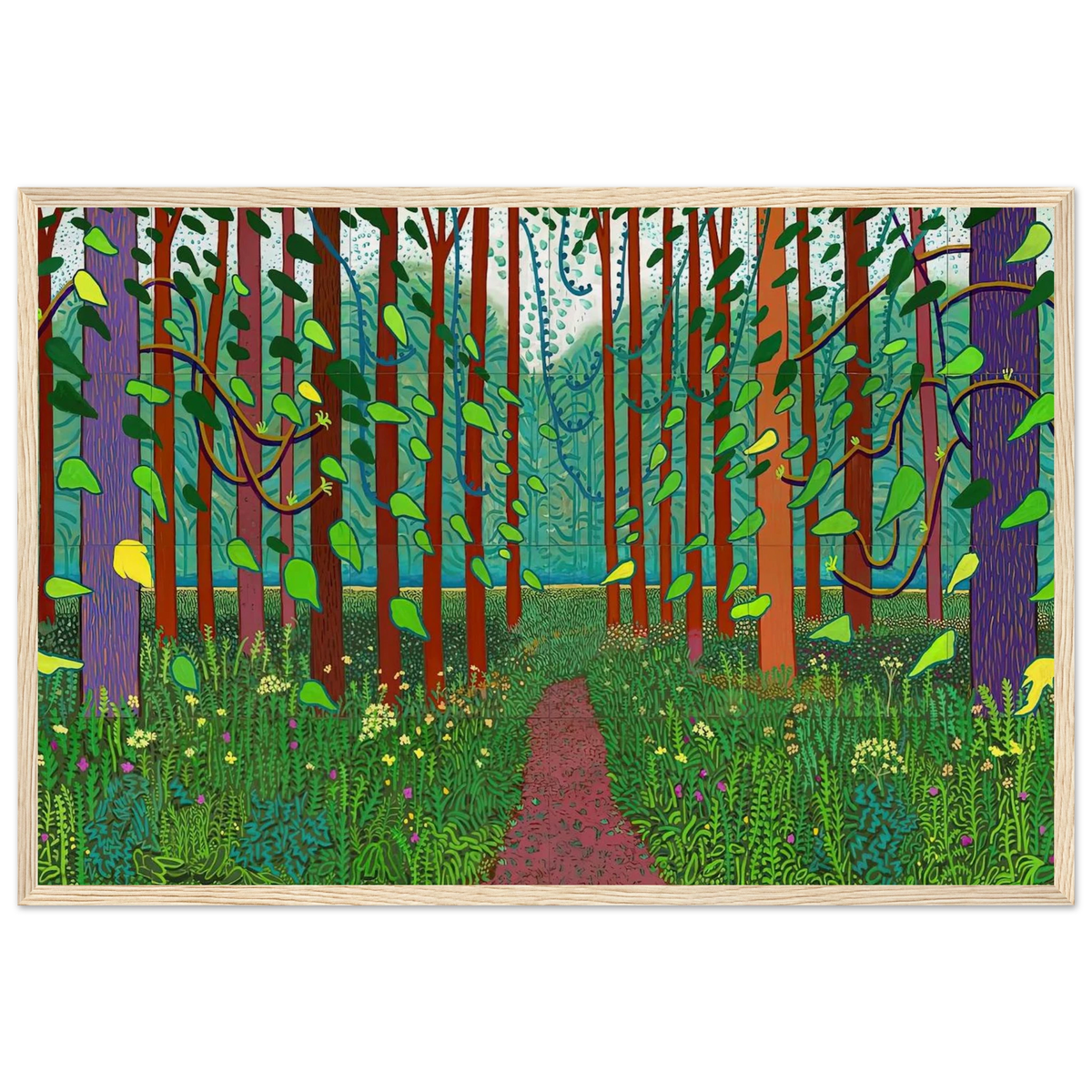 David Hockney Framed Poster | David Hockney Framed Prints Wall Art | David Hockney Poster