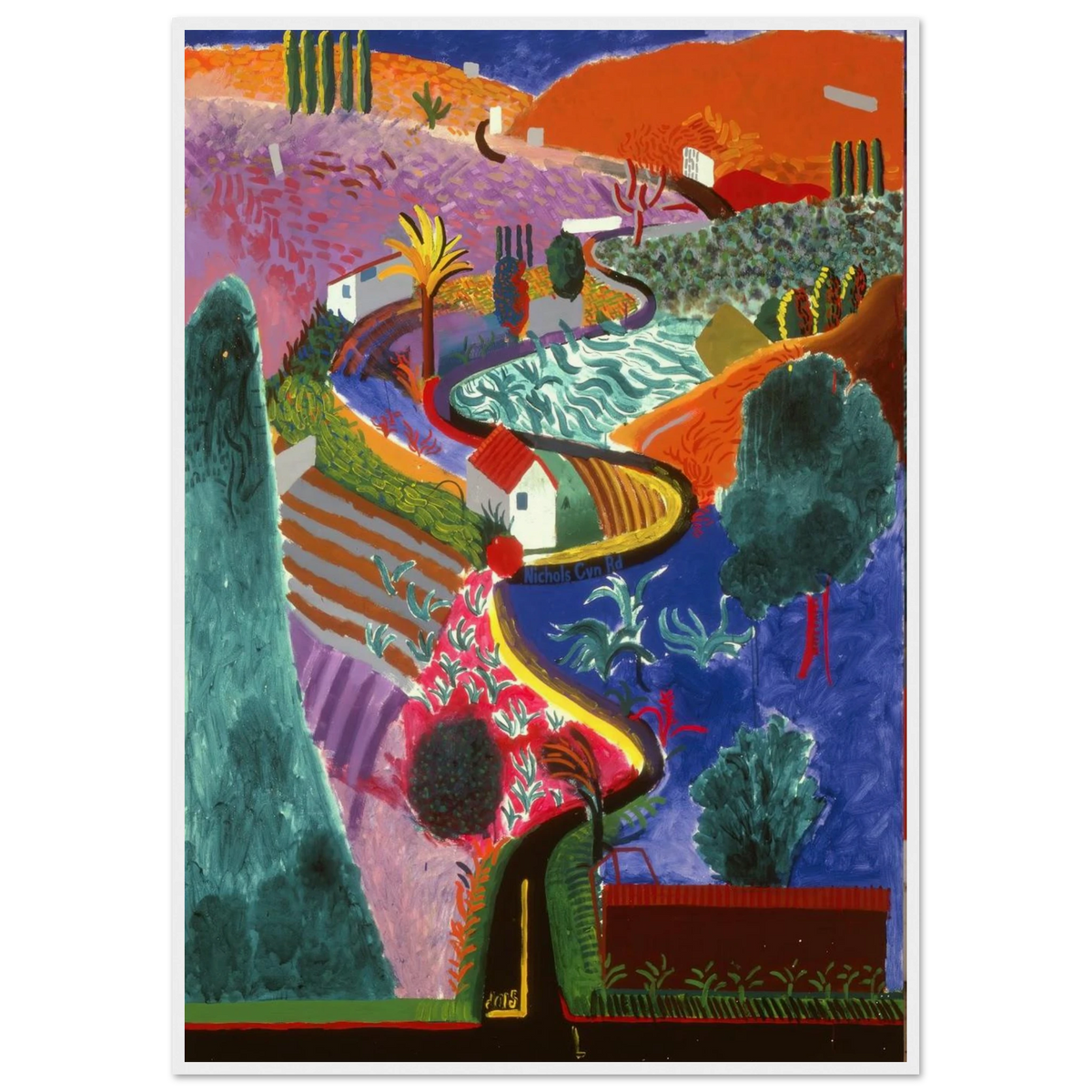 David Hockney Framed Poster | David Hockney Framed Prints Wall Art | David Hockney Poster