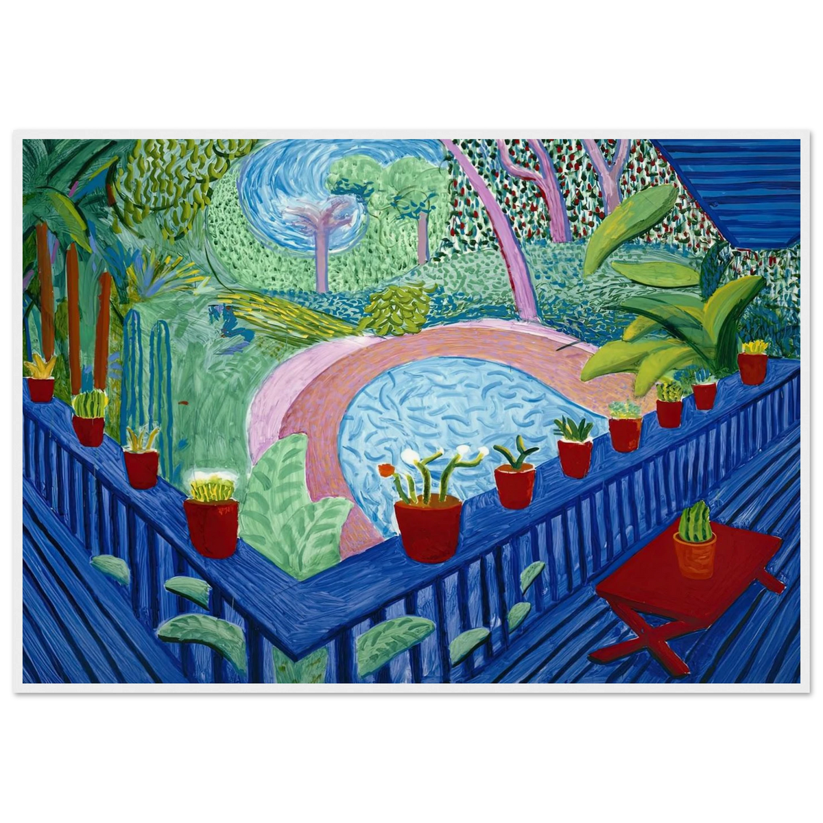 David Hockney Framed Poster | David Hockney Framed Prints Wall Art | David Hockney Poster