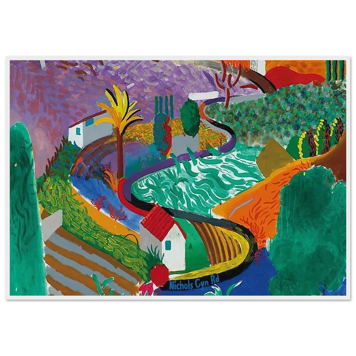 David Hockney Framed Poster | David Hockney Framed Prints Wall Art | David Hockney Poster