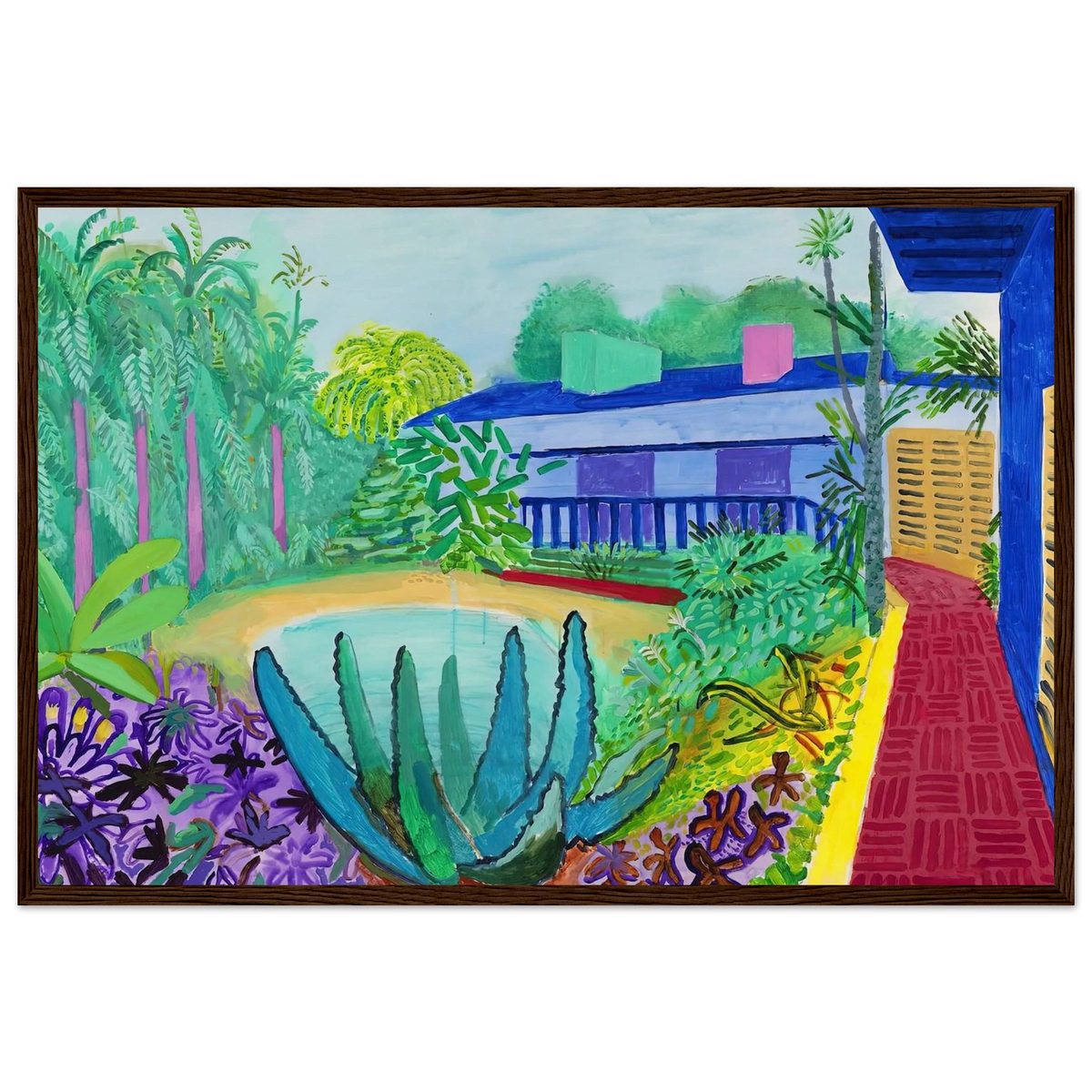 David Hockney Framed Poster | David Hockney Framed Prints Wall Art | David Hockney Poster