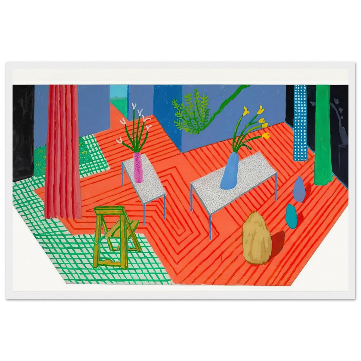 David Hockney Framed Poster | David Hockney Framed Prints Wall Art | David Hockney Poster