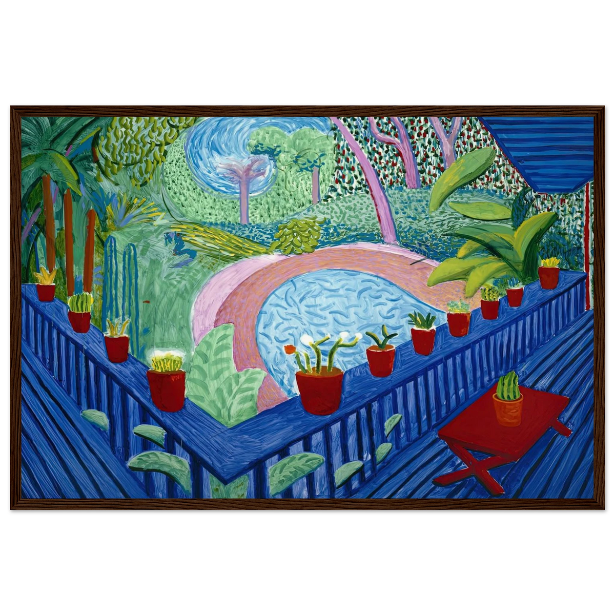 David Hockney Framed Poster | David Hockney Framed Prints Wall Art | David Hockney Poster