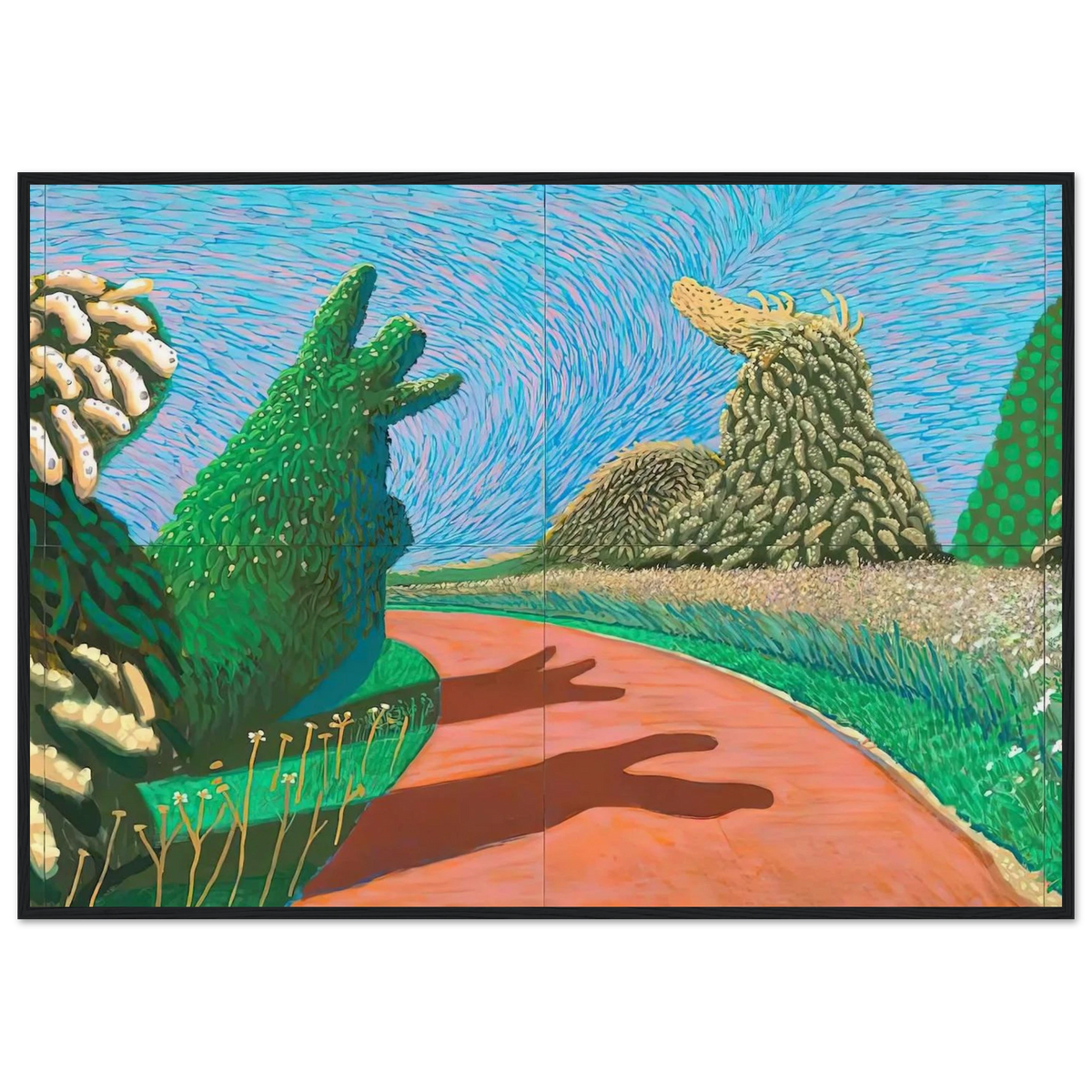 David Hockney Framed Poster | David Hockney Framed Prints Wall Art | David Hockney Poster