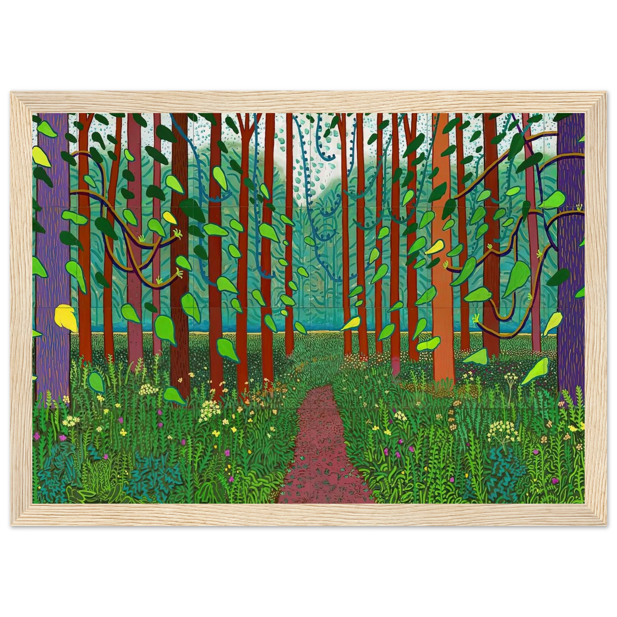 David Hockney Framed Poster | David Hockney Framed Prints Wall Art | David Hockney Poster