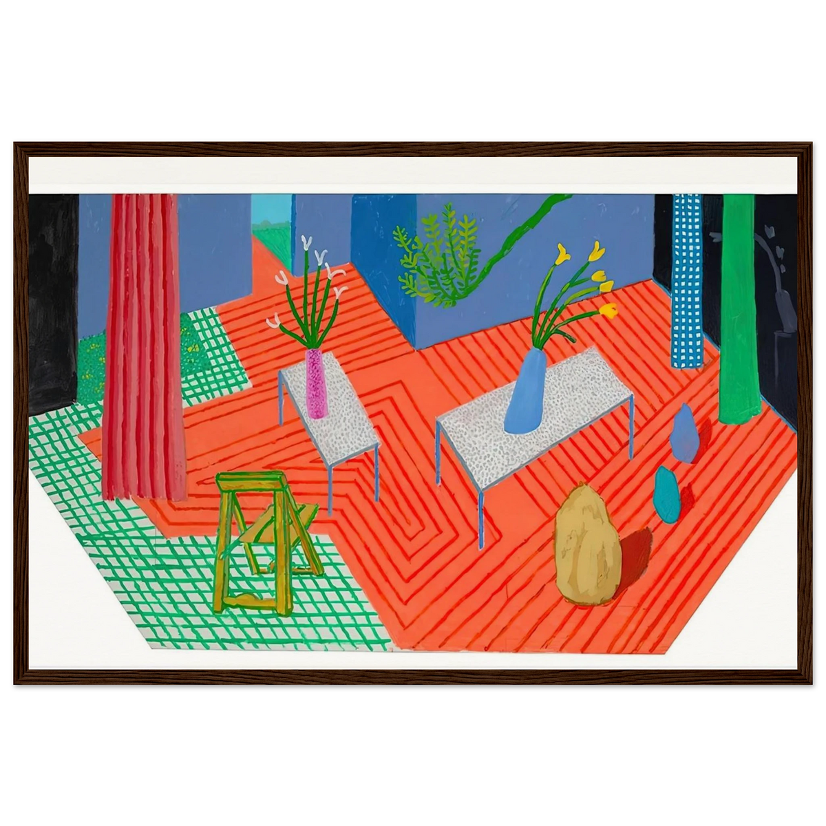 David Hockney Framed Poster | David Hockney Framed Prints Wall Art | David Hockney Poster