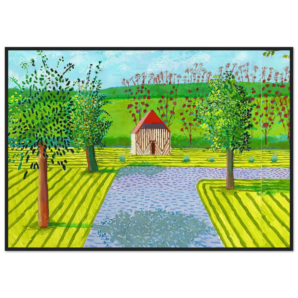 David Hockney Framed Poster | David Hockney Framed Prints Wall Art | David Hockney Poster