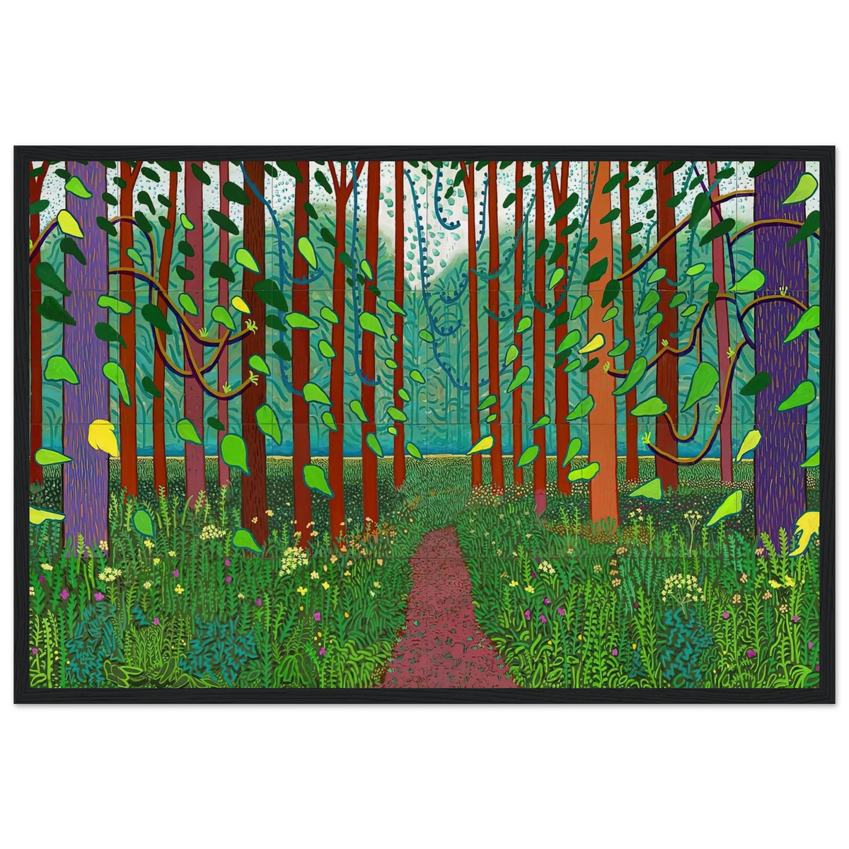 David Hockney Framed Poster | David Hockney Framed Prints Wall Art | David Hockney Poster