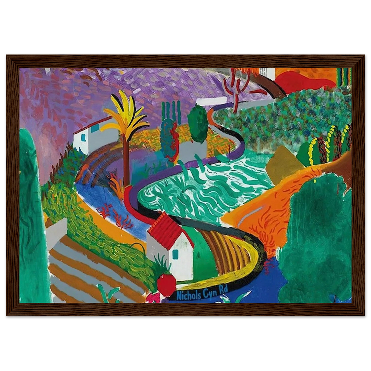David Hockney Framed Poster | David Hockney Framed Prints Wall Art | David Hockney Poster