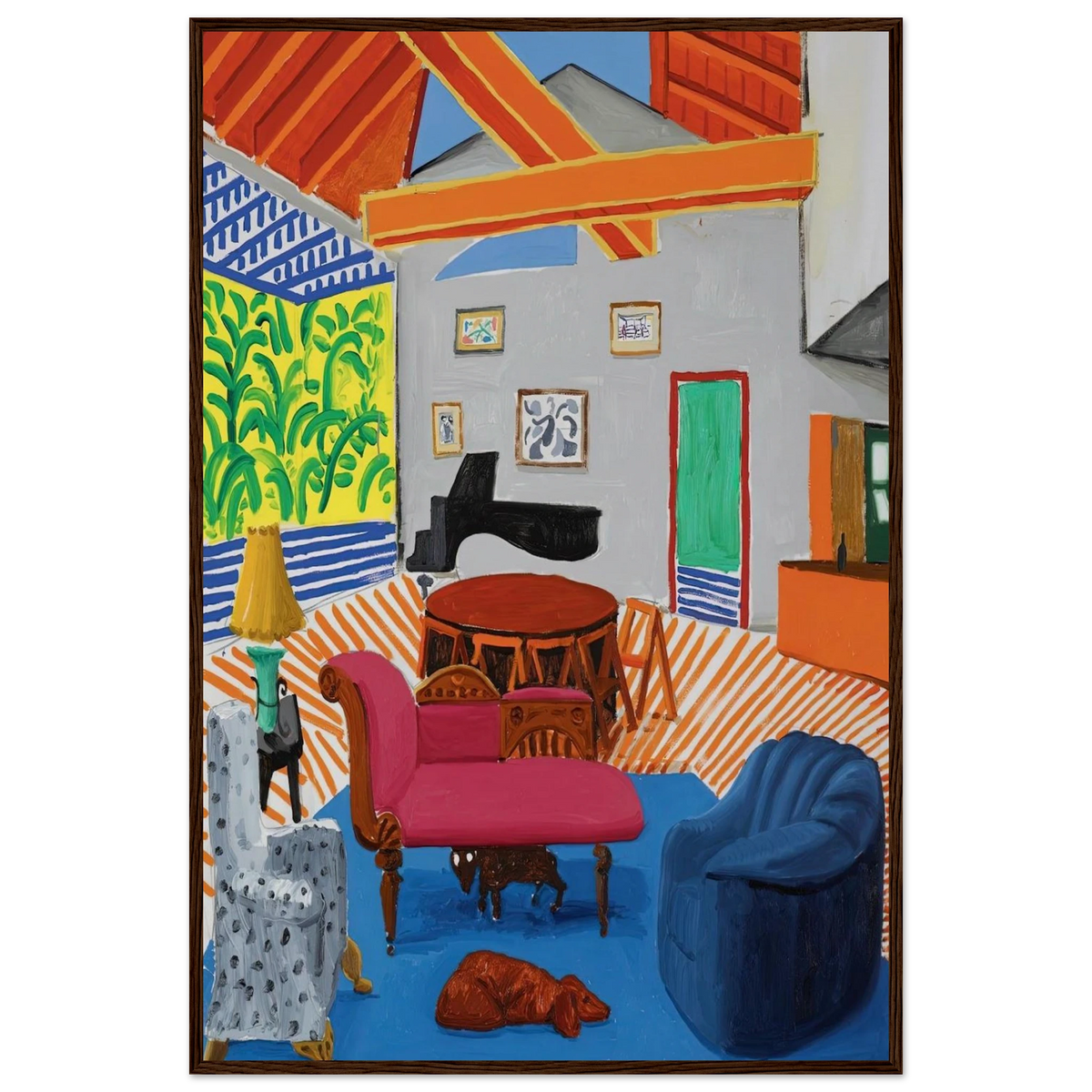 David Hockney Framed Poster | David Hockney Framed Prints Wall Art | David Hockney Poster
